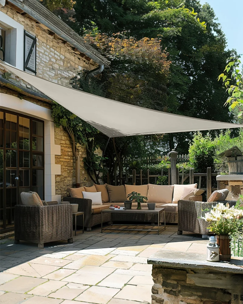 UVShield™ Waterproof Custom Triangle Sun Shade Sail