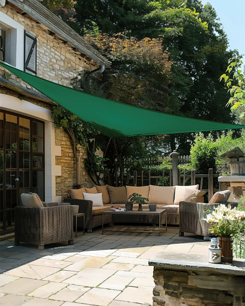 UVShield™ Waterproof Custom Triangle Sun Shade Sail