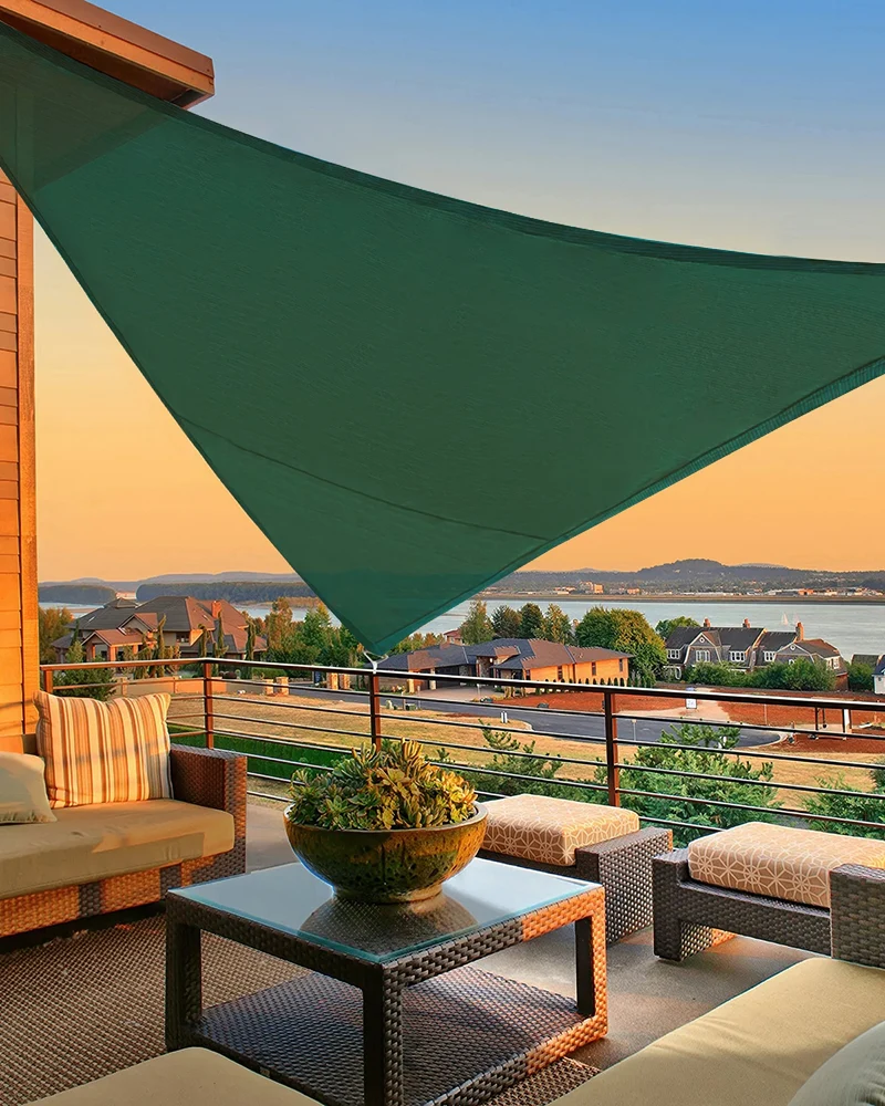 UVShield™ Waterproof Custom Triangle Sun Shade Sail