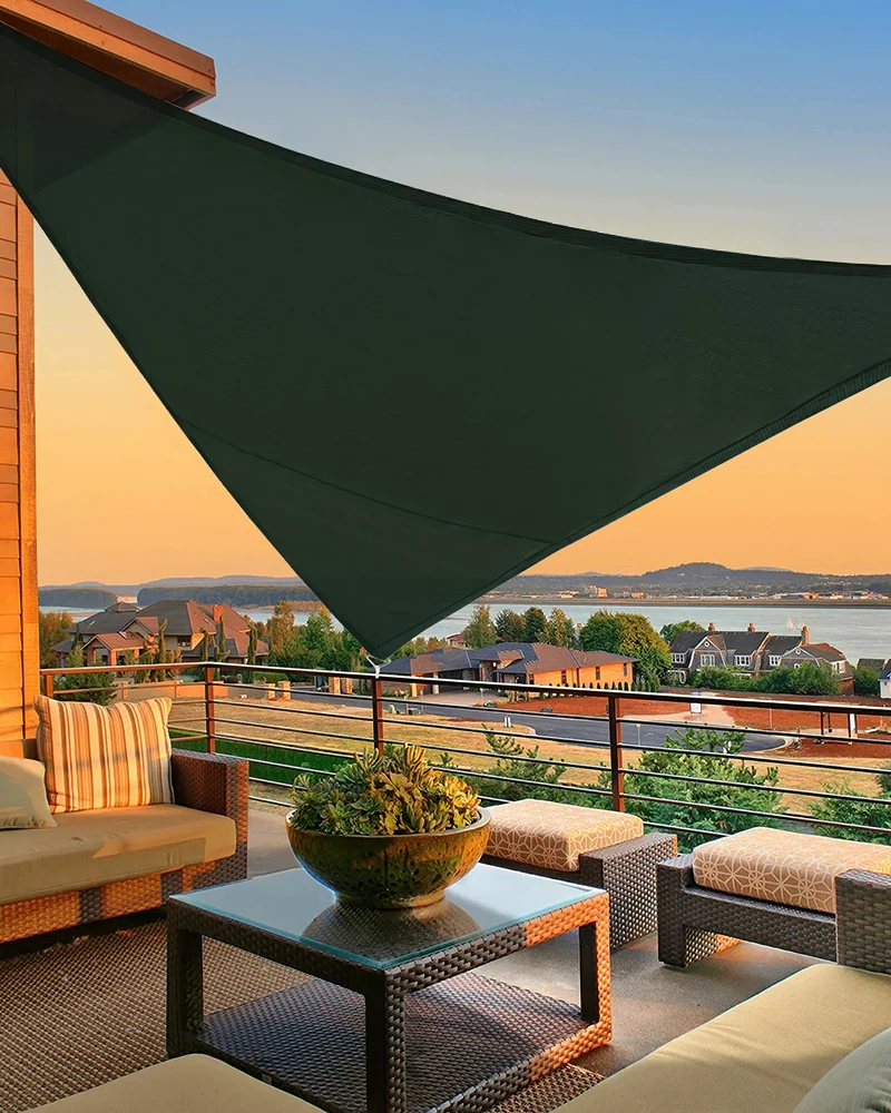 UVShield™ Waterproof Custom Triangle Sun Shade Sail