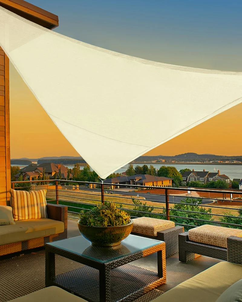 UVShield™ Waterproof Custom Triangle Sun Shade Sail