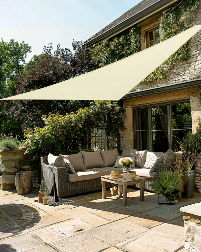 UVShield™ Waterproof Custom Triangle Sun Shade Sail