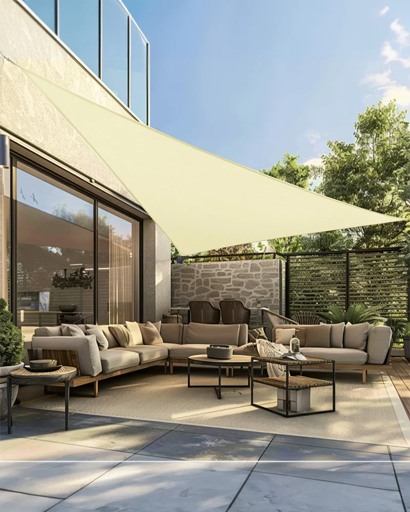 UVShield™ Waterproof Custom Triangle Sun Shade Sail