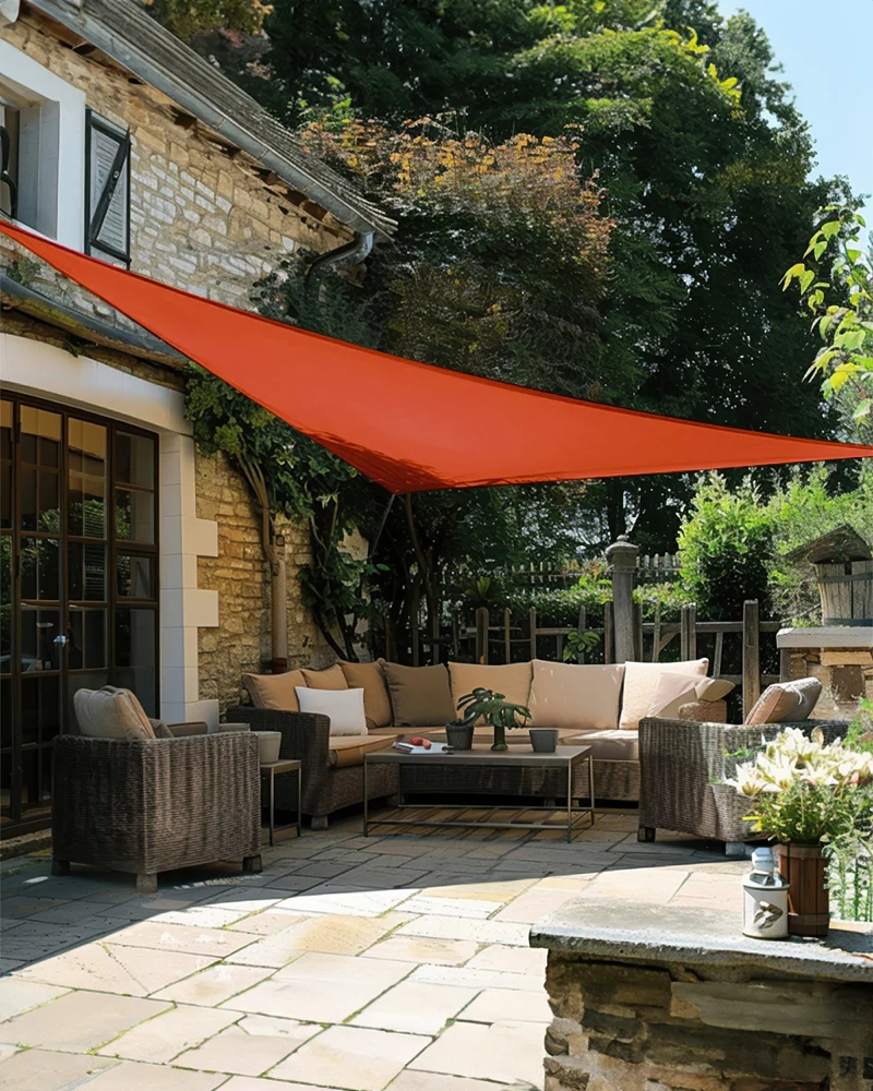 UVShield™ Waterproof Custom Triangle Sun Shade Sail