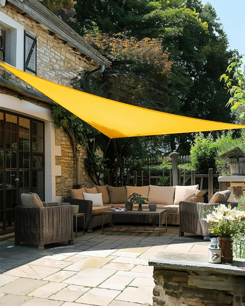 UVShield™ Waterproof Custom Triangle Sun Shade Sail