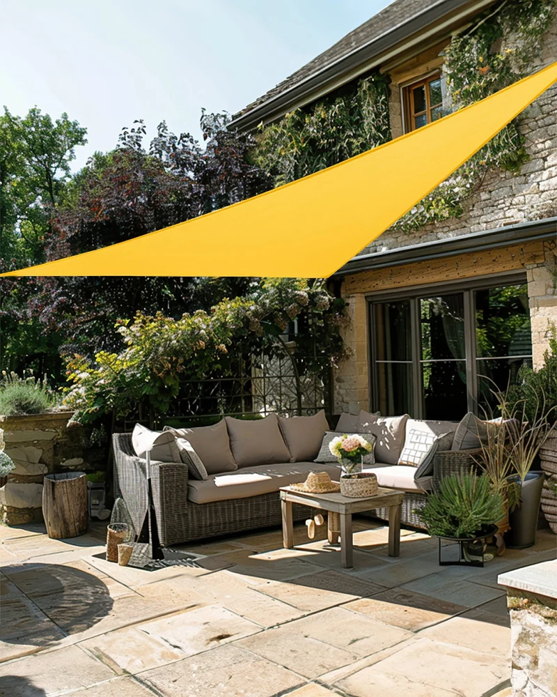 UVShield™ Waterproof Custom Triangle Sun Shade Sail