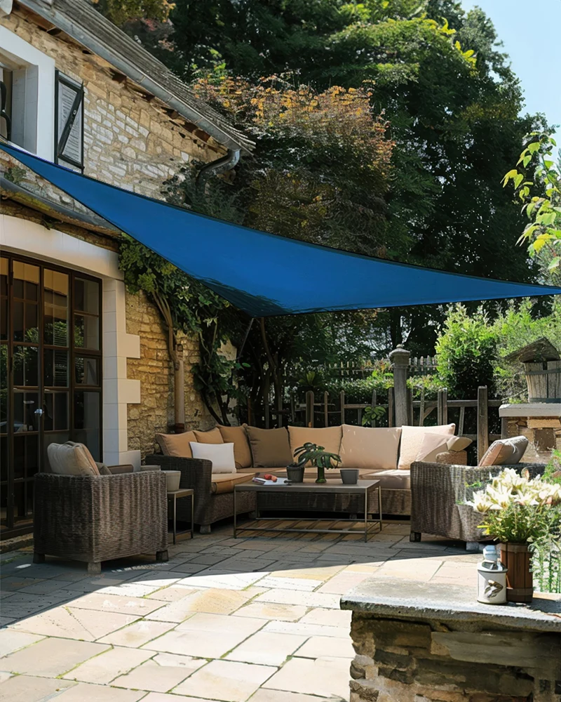 UVShield™ Waterproof Custom Triangle Sun Shade Sail