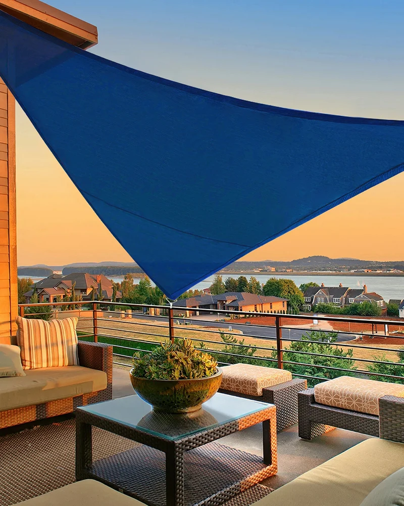 UVShield™ Waterproof Custom Triangle Sun Shade Sail