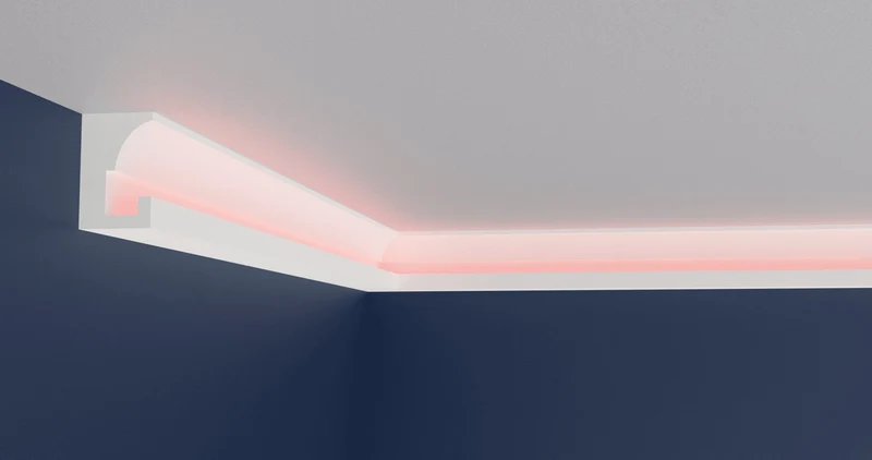 Stuckleiste Mit LED 02