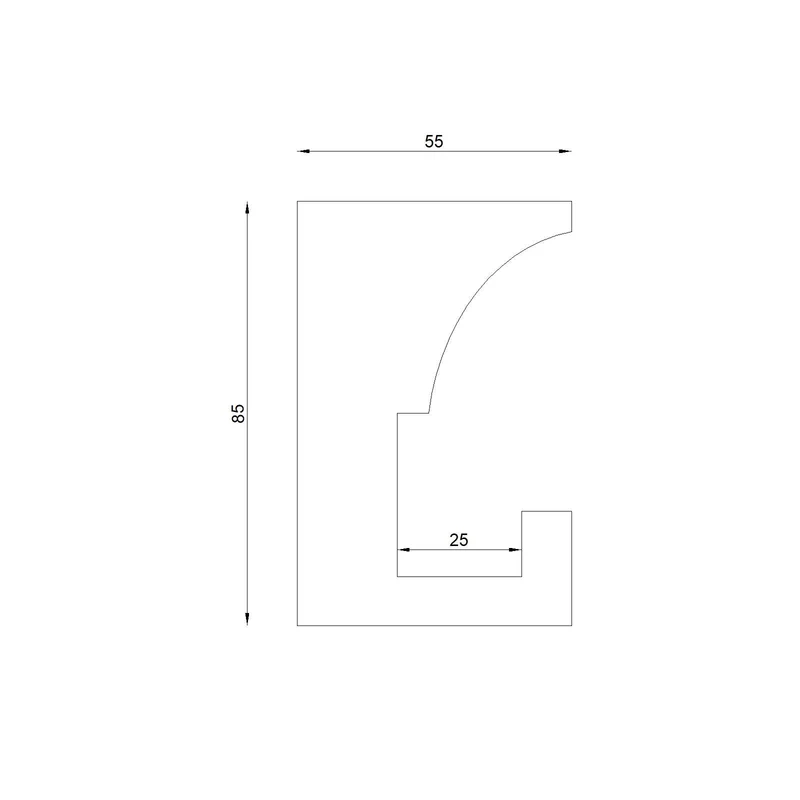 Stuckleiste Mit LED 02
