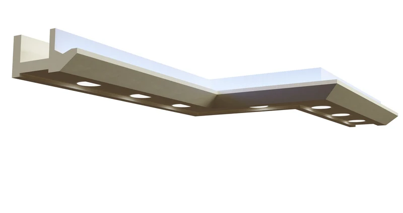Stuckleisten Spot LED 01