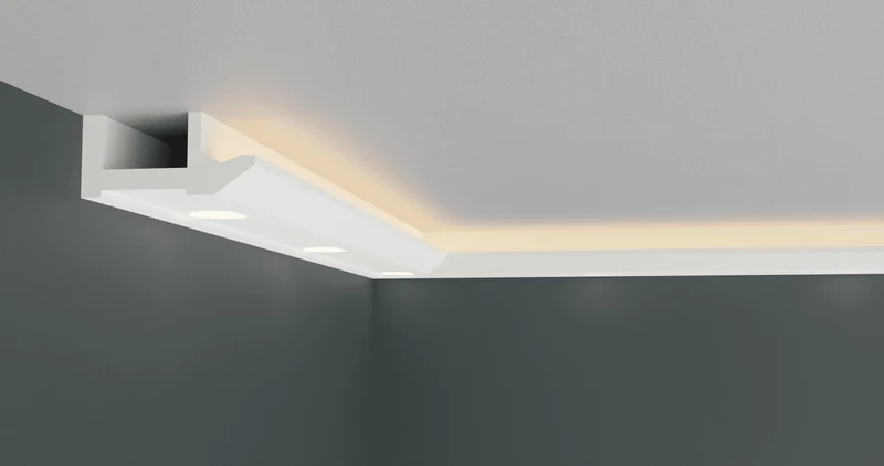 Stuckleisten Spot LED 01