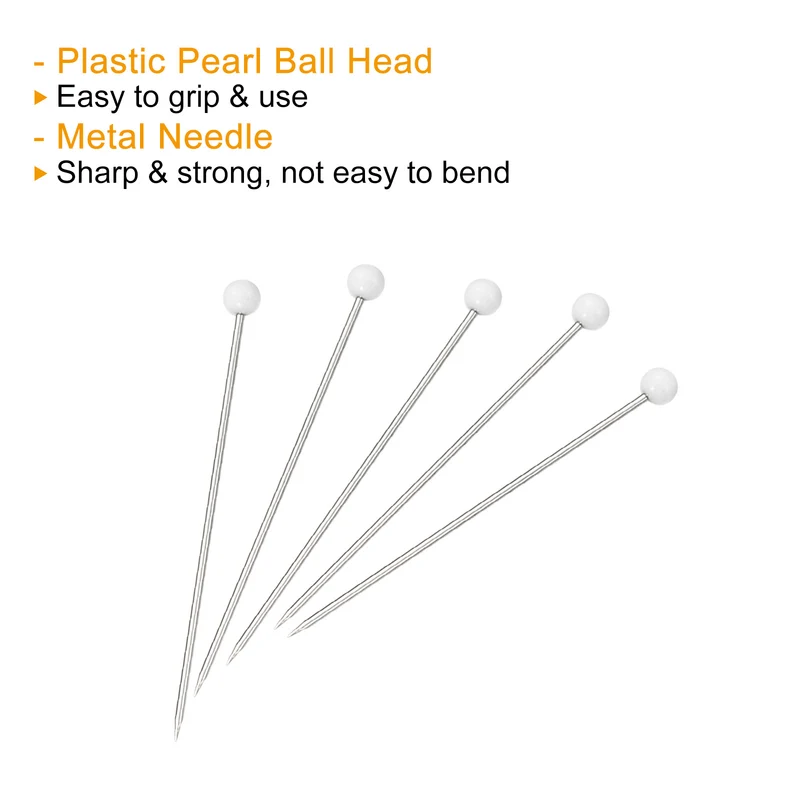 Sewing Pins Ball Glass Head Straight Quilting Pin for Sewing Dressmaker Decoration