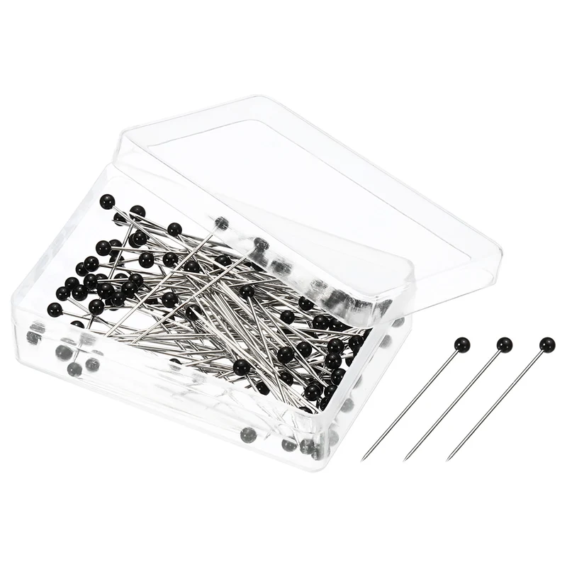 Sewing Pins, Ball Glass Head Straight Quilting Pin for Sewing Dressmaker Decorations