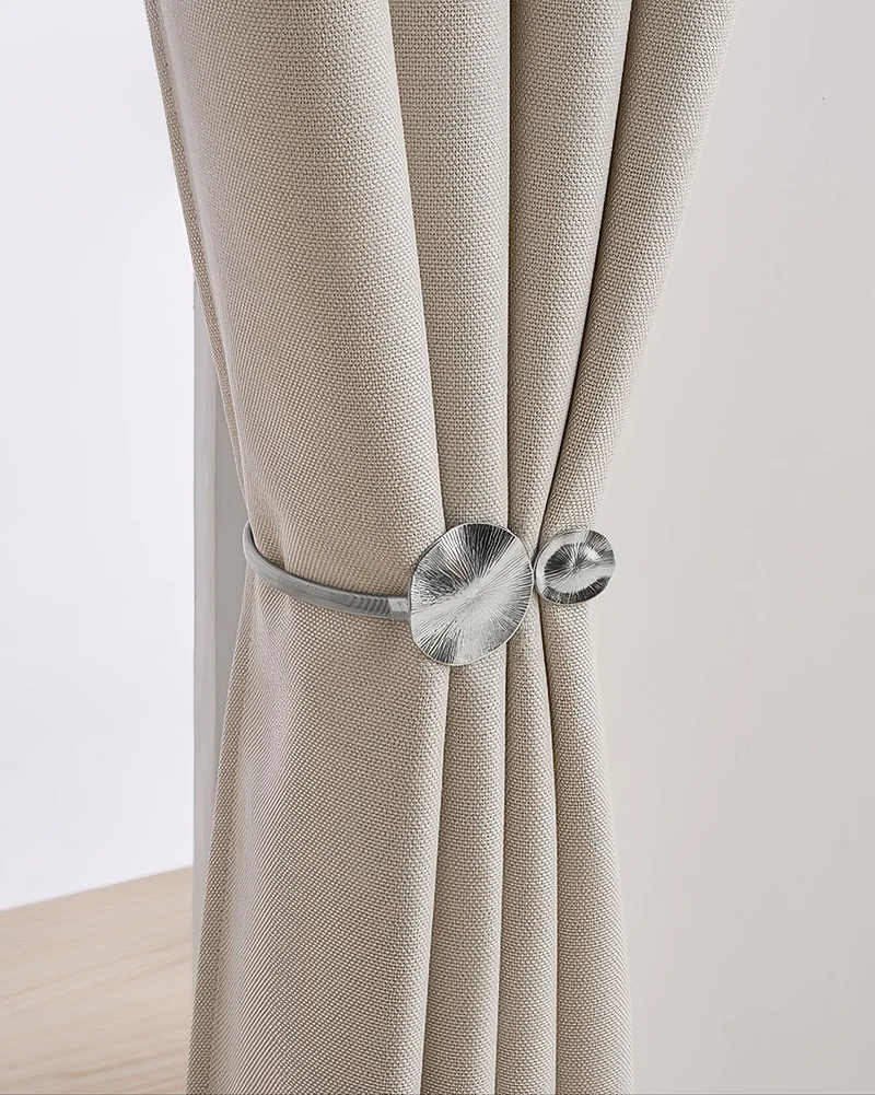 Springed Round Snap Curtain Tieback