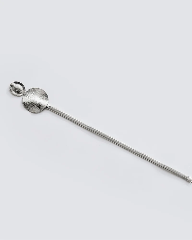 Springed Round Snap Curtain Tieback