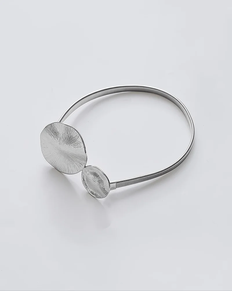 Springed Round Snap Curtain Tieback