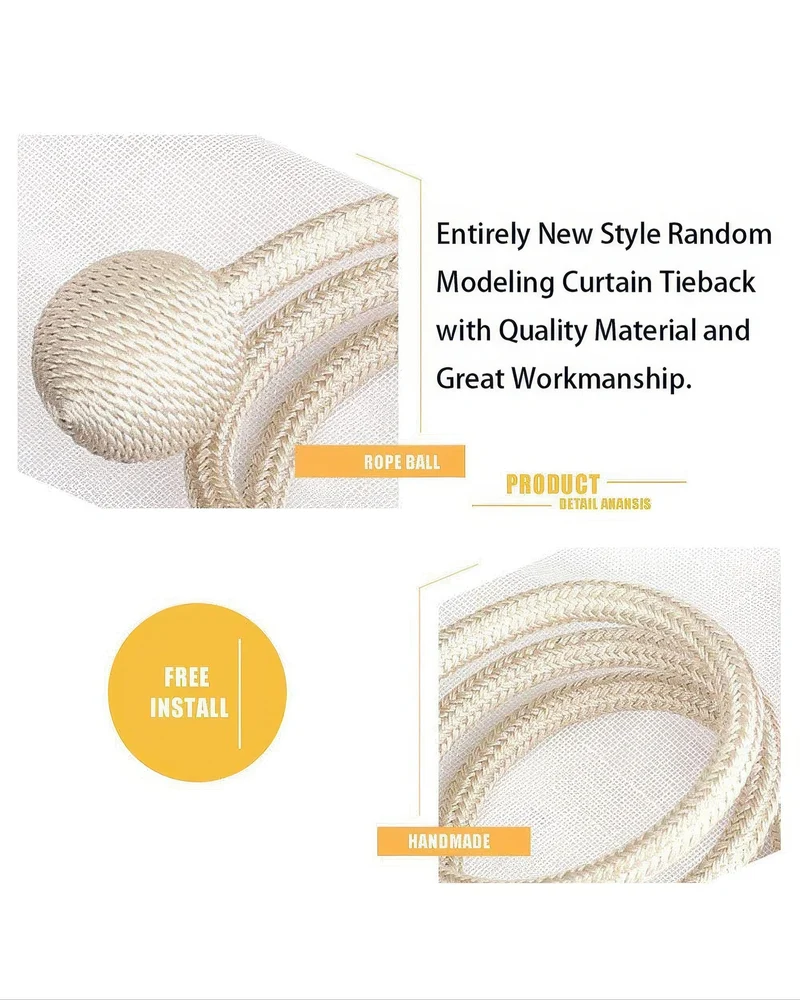 Simple Modern Curtain TieBack