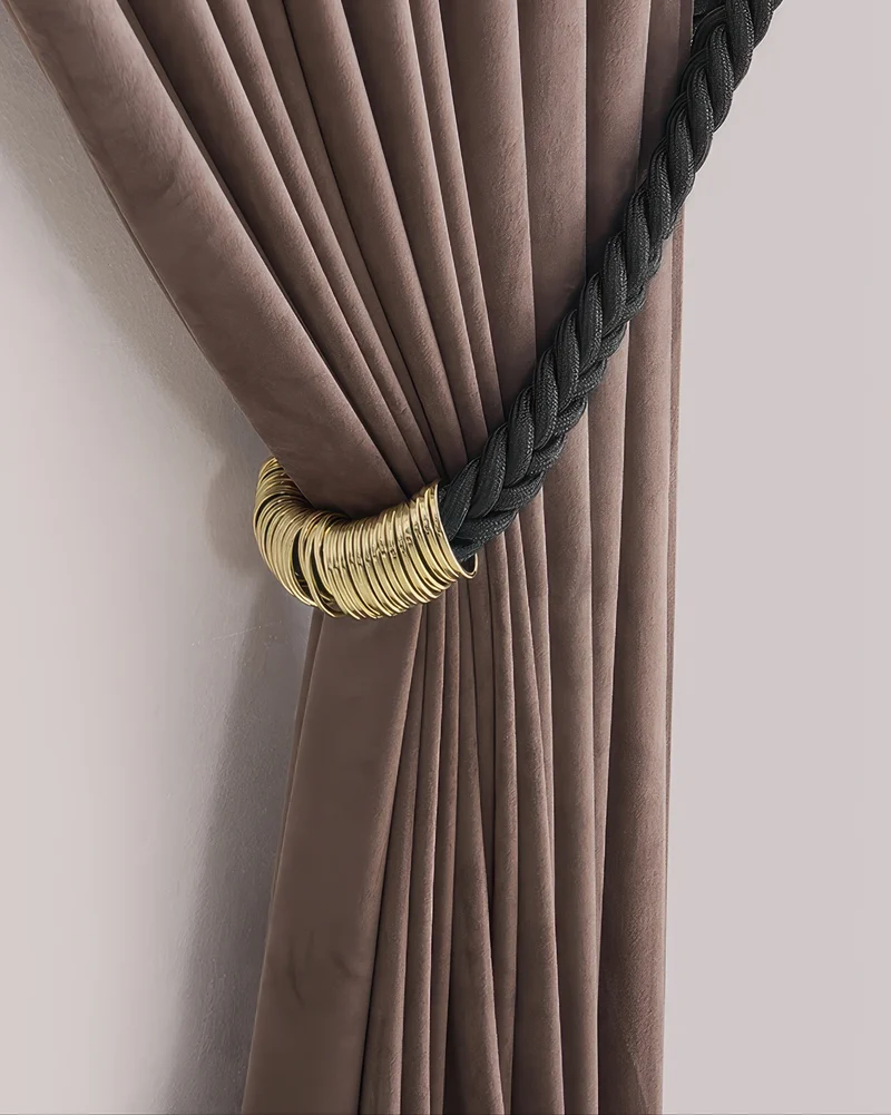 Ringed Rope Curtain Tieback