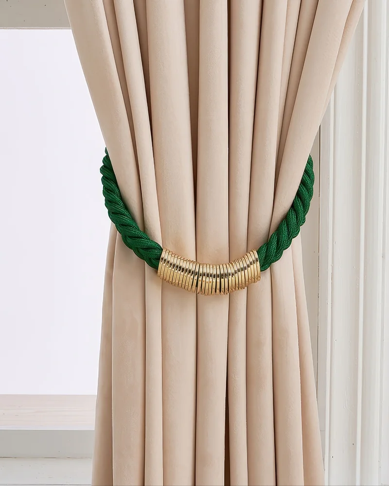 Ringed Rope Curtain Tieback
