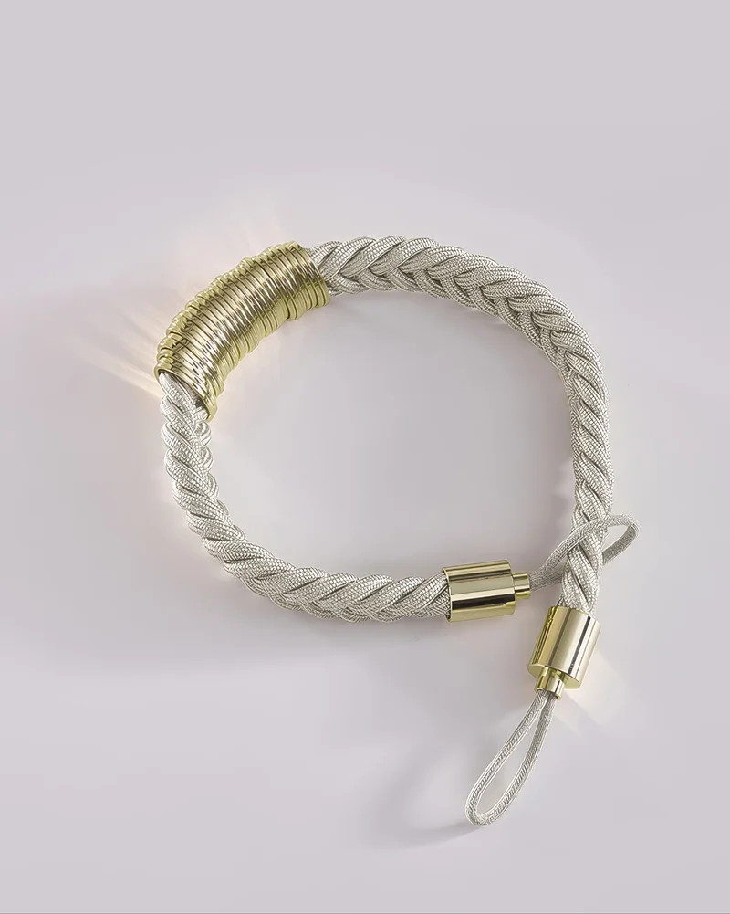 Ringed Rope Curtain Tieback