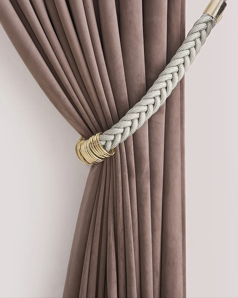 Ringed Rope Curtain Tieback