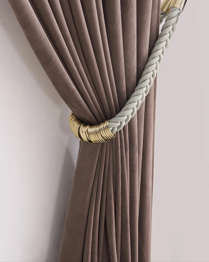 Ringed Rope Curtain Tieback