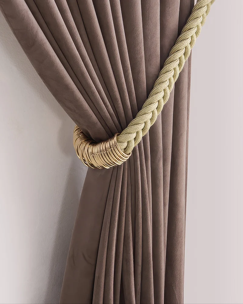 Ringed Rope Curtain Tieback