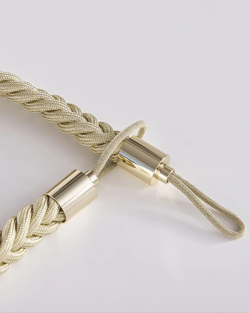 Ringed Rope Curtain Tieback