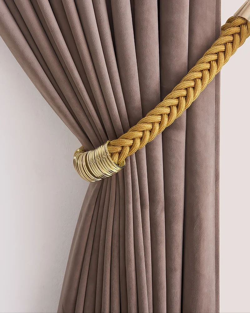 Ringed Rope Curtain Tieback
