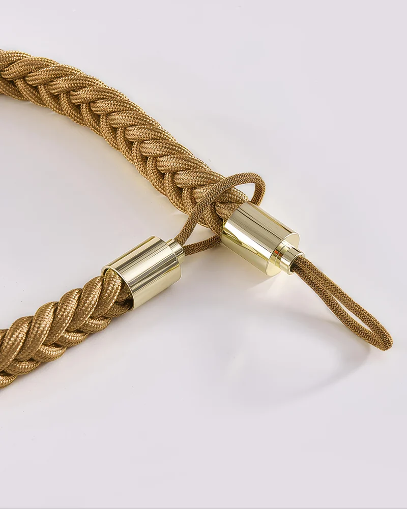 Ringed Rope Curtain Tieback