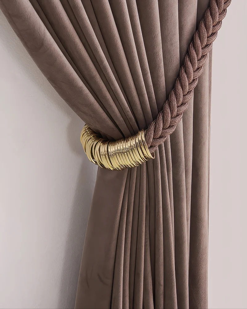Ringed Rope Curtain Tieback