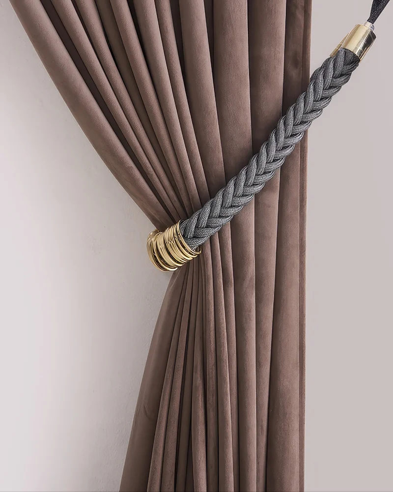 Ringed Rope Curtain Tieback