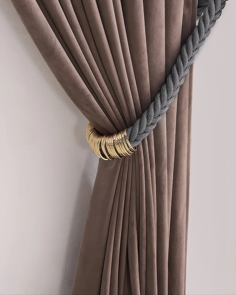 Ringed Rope Curtain Tieback