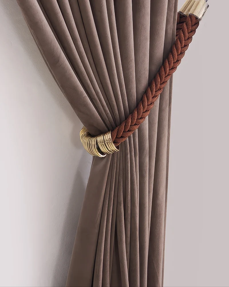 Ringed Rope Curtain Tieback