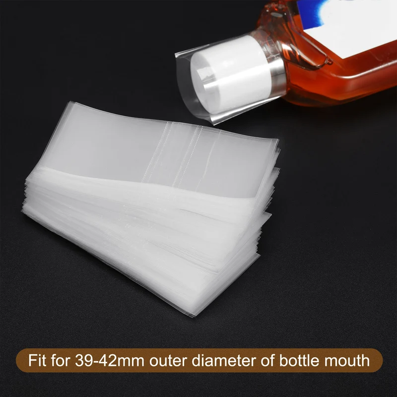 Perforated Shrink Band, PVC Heat Shrink Wrap Bands for Jars Cans