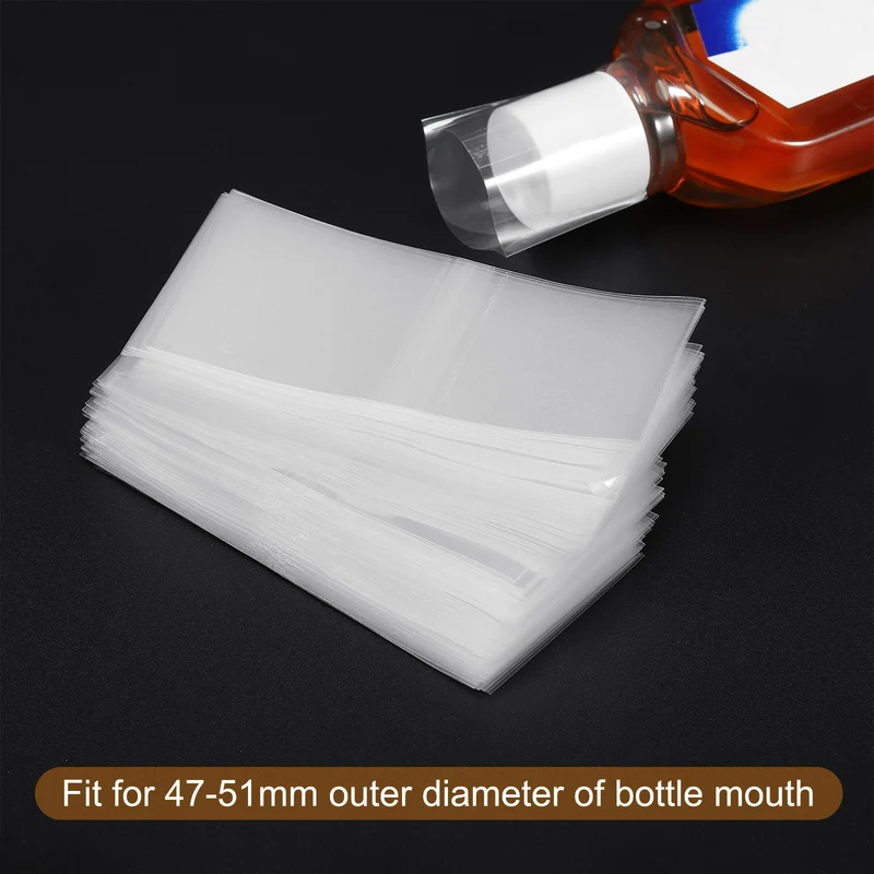 Perforated Shrink Band, PVC Heat Shrink Wrap Bands for Jars Cans