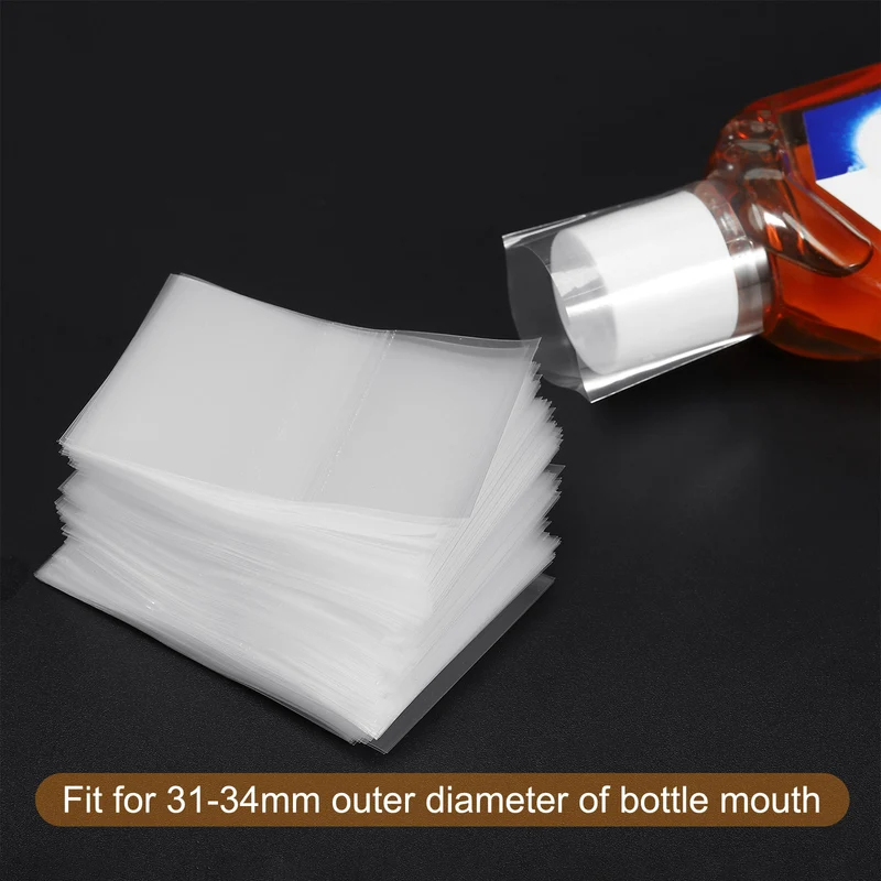 Perforated Shrink Band, PVC Heat Shrink Wrap Bands for Jars Cans