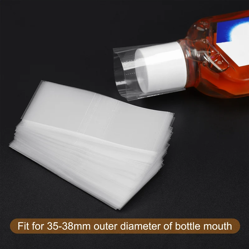 Perforated Shrink Band, PVC Heat Shrink Wrap Bands for Jars Cans