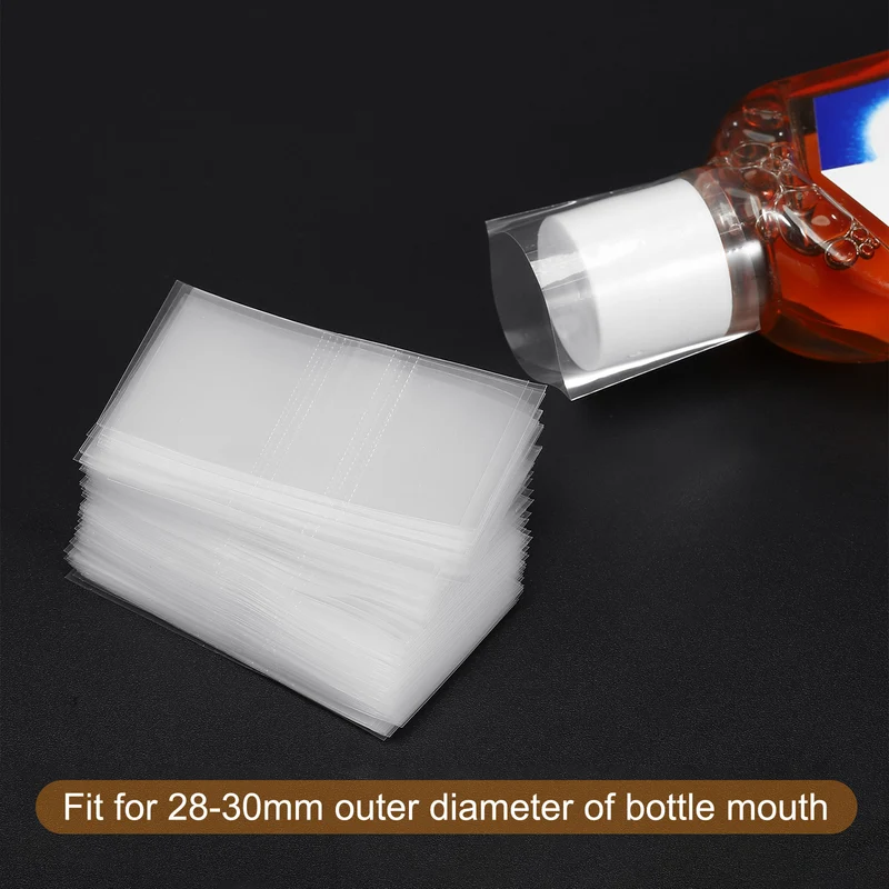 Perforated Shrink Band, PVC Heat Shrink Wrap Bands for Jars Cans