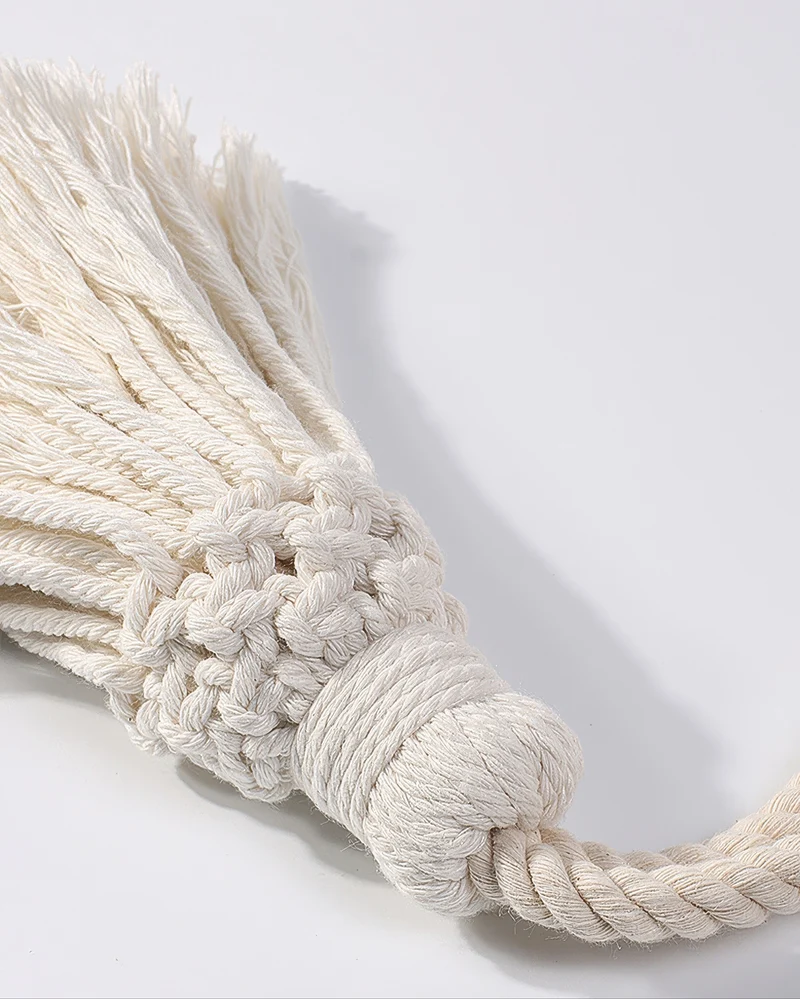 Macrame Tassel Curtain Tieback