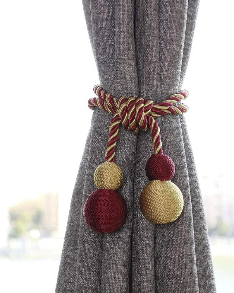 Hanging Ball Curtain Tieback