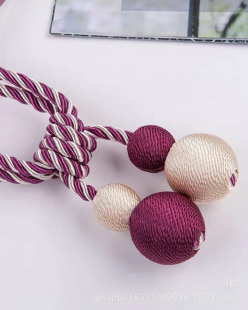 Hanging Ball Curtain Tieback