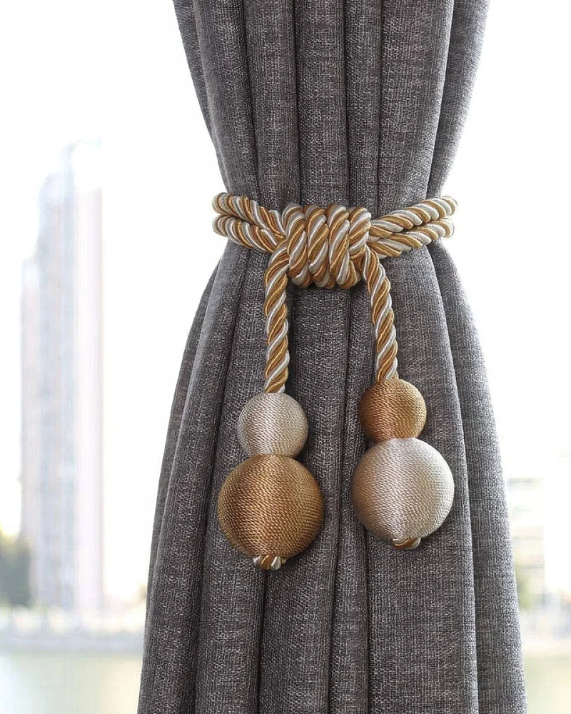 Hanging Ball Curtain Tieback