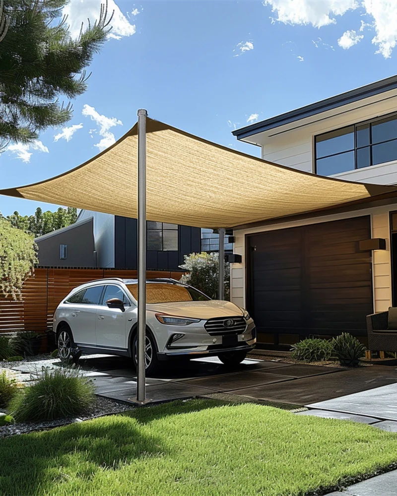 HDPE Breathable Quadrati Custom Rectangle Sun Shade Sail
