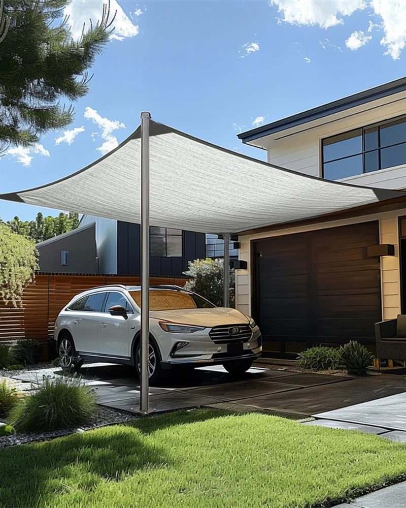 HDPE Breathable Quadrati Custom Rectangle Sun Shade Sail
