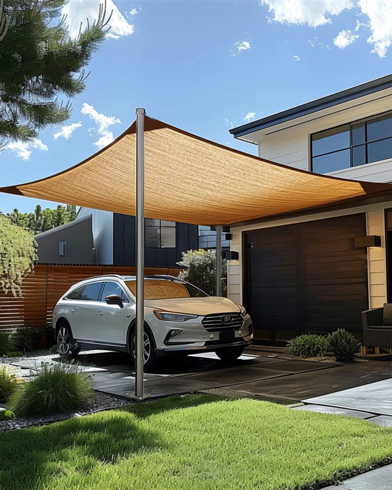 HDPE Breathable Quadrati Custom Rectangle Sun Shade Sail