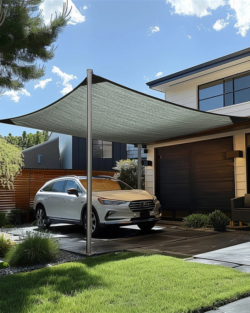 HDPE Breathable Quadrati Custom Rectangle Sun Shade Sail