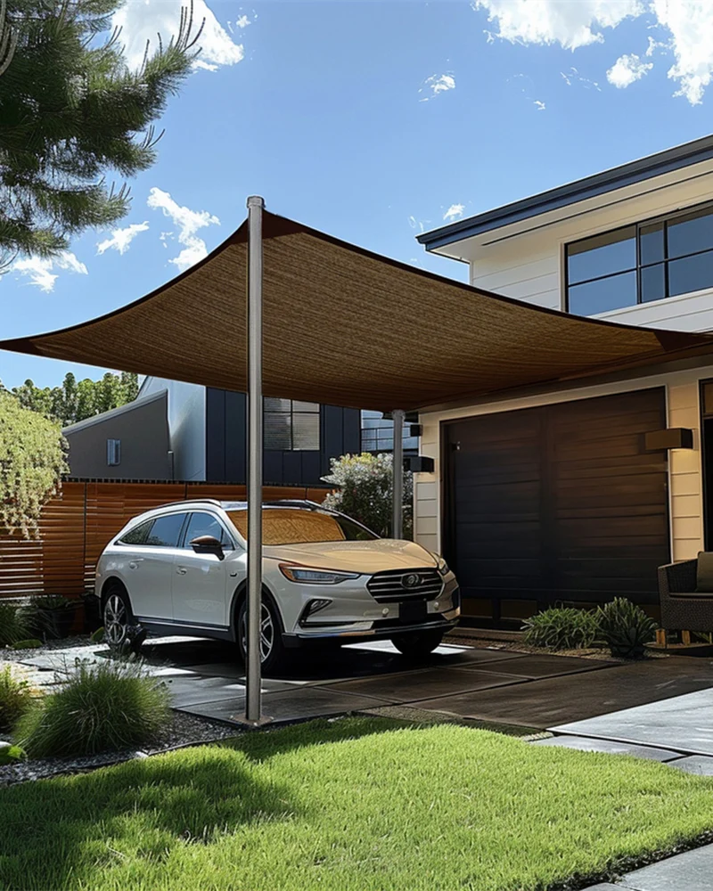 HDPE Breathable Quadrati Custom Rectangle Sun Shade Sail