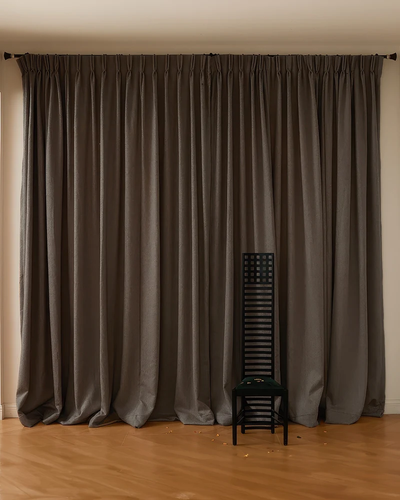 Aspen Wool Blend Sweater Soft Textured Custom Curtain